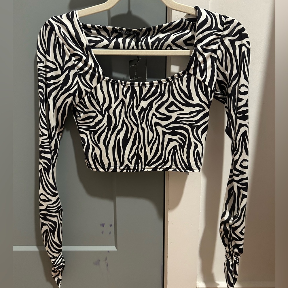 Nasty Gal Zebra Long Sleeve